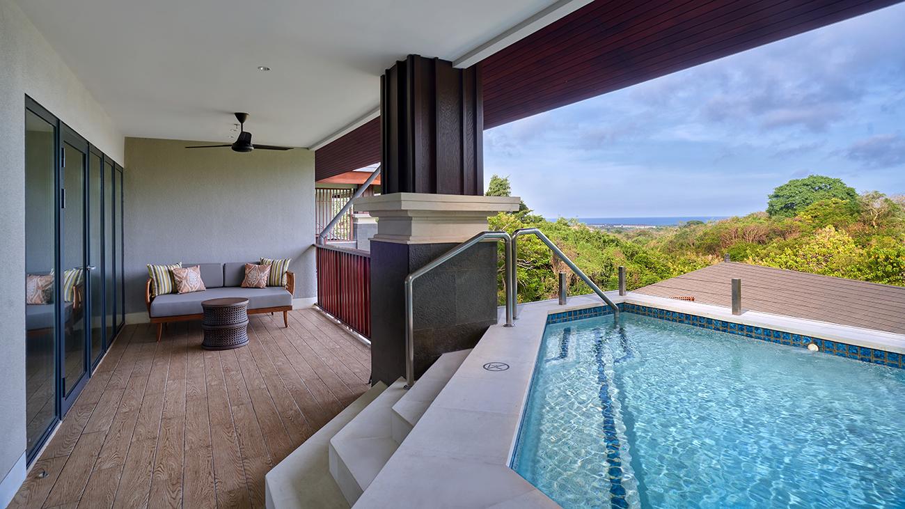 Balcony and Plunge Pool